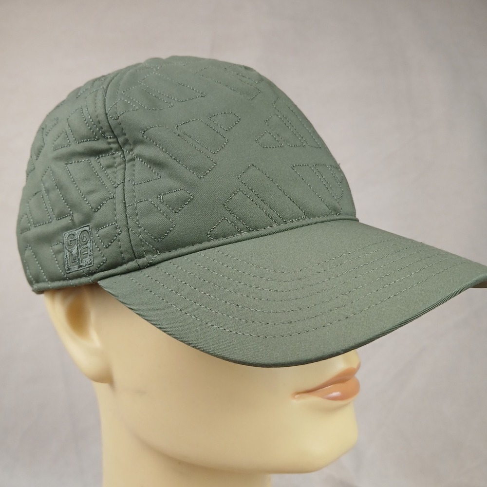 Adidas Golf Cap Quilted Olive Green Strap Back